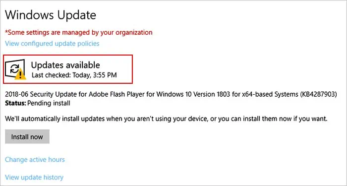 Laptop Not Using NVIDIA GPU? Try these 7 Fixes 21 windows-update-2