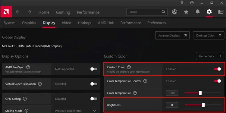 How to Make Brightness Lower than the Default Limit 15 AMD-GraphicsControlPanel