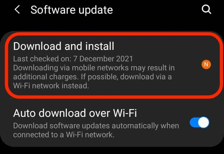 Audible App Not Working? Here’s How to Fix It 32 Check-for-updates-android