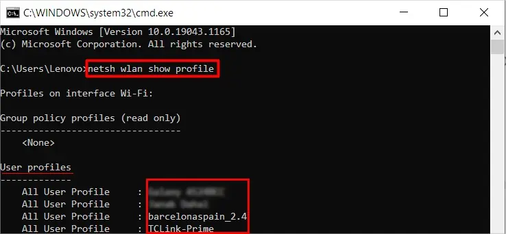 7 Ways on How to Find Old Passwords 7 Cmd-find-WiFi-passwords
