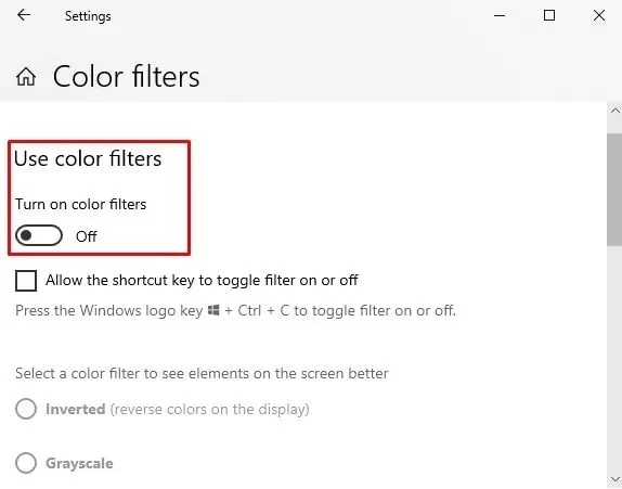 Monitor Looks Washed Out or Fading - Why & How to Fix It 18 Color-Filters-Off