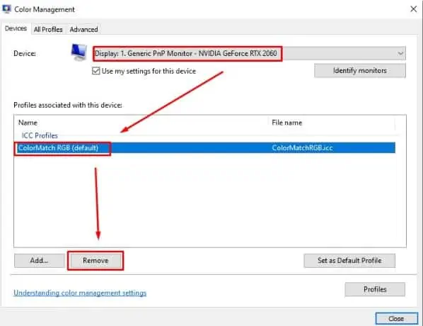 Monitor Looks Washed Out or Fading - Why & How to Fix It 17 Color-Profile-Remove