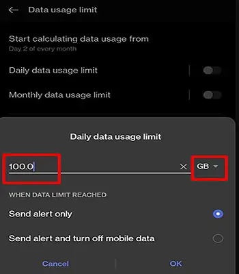 USB Tethering Not Working? Here’s How to Fix It 15 Increase-daily-data-usage-limit-1