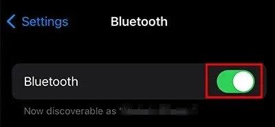 Find My AirPods Sound Pending - Why & How to Fix It? 7 Iphone-toggle-on-bluetooth
