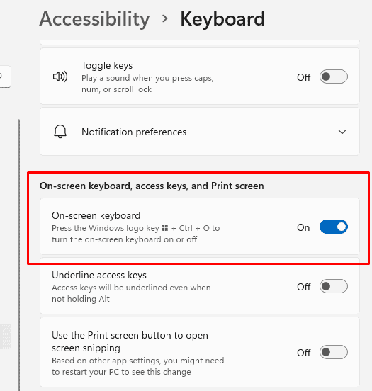 OnScreenKeyboard
