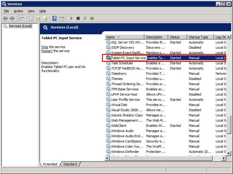 Touchpad Not Working on Laptop? Here’s How to Fix It 13 Tablet-Input-Service