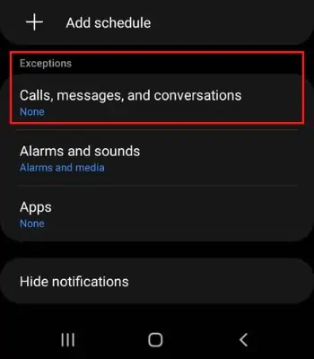 Under-the-Exceptions-heading-Tap-on-Calls-Messages-and-Conversations