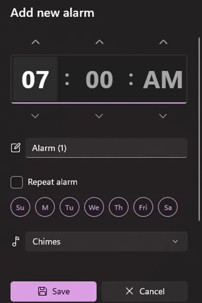 How to Set Alarm on Computer? 14 WindowsClockApplication2