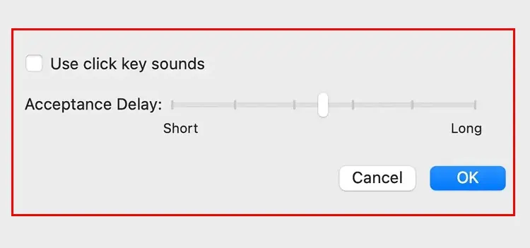 Keyboard Not Typing Letters? Here’s How to Fix it 28 acceptance-delay