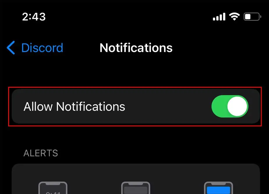 How to See Deleted Notifications on iPhone? 8 allow-notifications-for-dischord