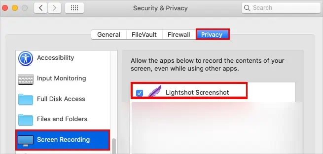 Lightshot Not Working - Why & How to Fix it 14 allow-permission-lightshot-mac