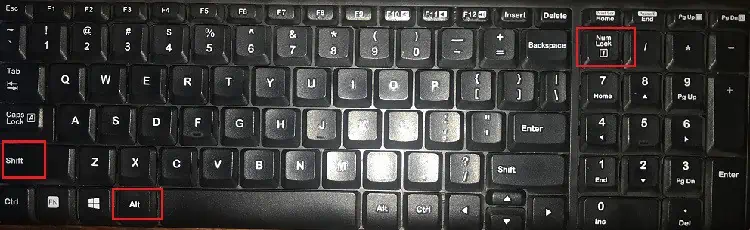 How to Copy and Paste Without a Mouse 19 alt-left-shift-num-lock