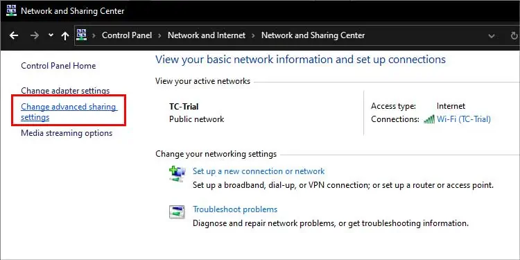 How To Connect Two Computers With an Ethernet Cable 12 change-advanced-sharing-settings-1
