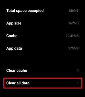 How to Fix YouTube Error 400 on Phone and Browser 32 clear-all-data-in-phone