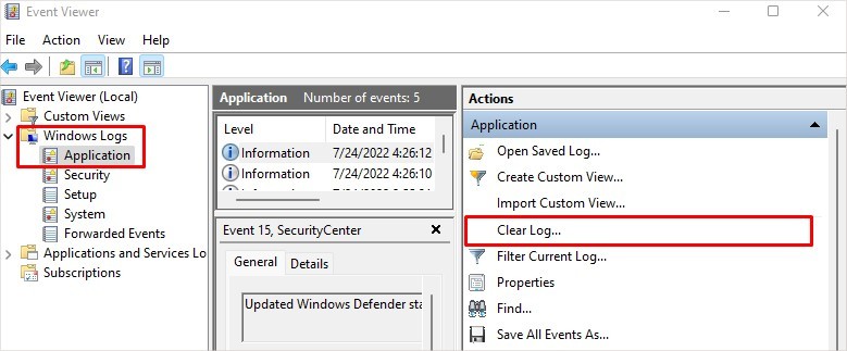 Why is My Windows Explorer Slow? 14 Ways to Fix it 33 clear_log_from_event_viewer