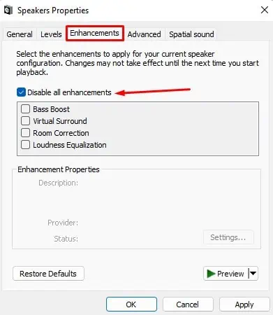 disable-all-enhancements