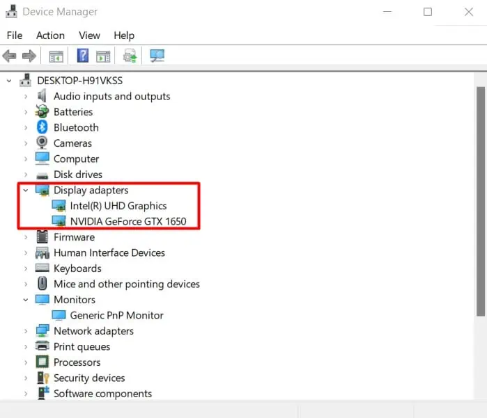 Fix: Laptop Screen Turned Black, But is Still Running 35 display-adapters-2