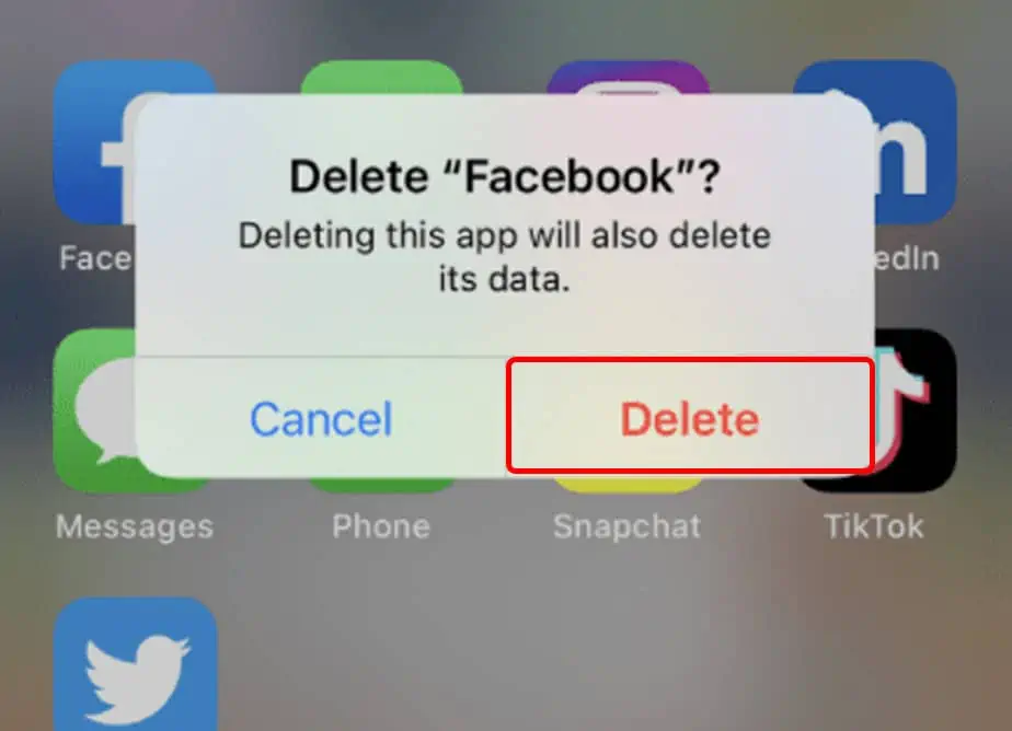 Facebook Dating Not Showing Up? Here’s How To Fix It 22 dlete-facebook-in-iphone