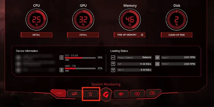 How to Change MSI Keyboard Color? 7 dragon-center-led-wizard