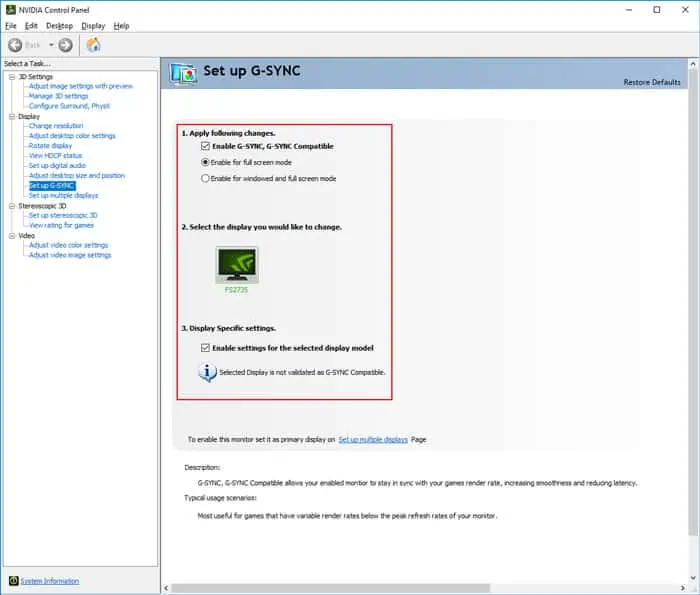 What is VSync? How to Turn It On or Off 18 enable-g-sync-nvidia