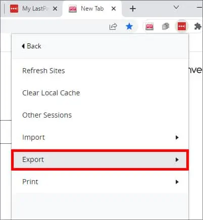 How to Export Passwords from LastPass 6 export-from-Lastpass-extention-1