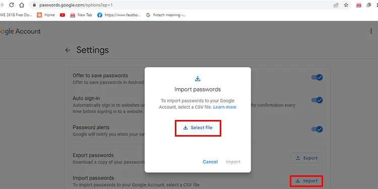 How to Export Passwords from LastPass 8 import-password-CSV-file