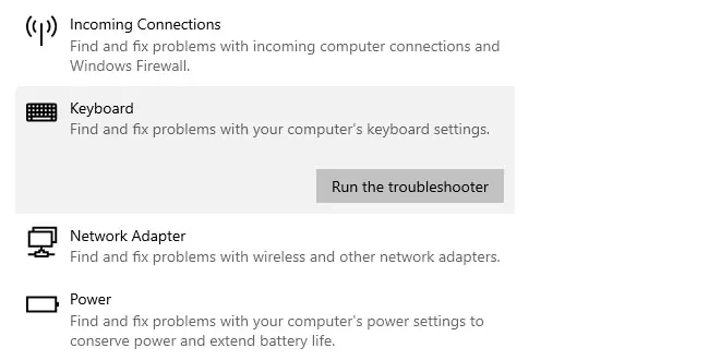 Keyboard Keeps Disconnecting And Reconnecting? Here's How to Fix it 11 keyboard-troubleshooter