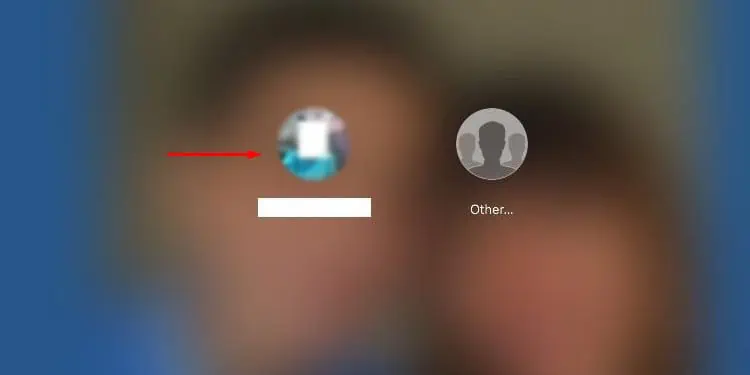 log-in-screen