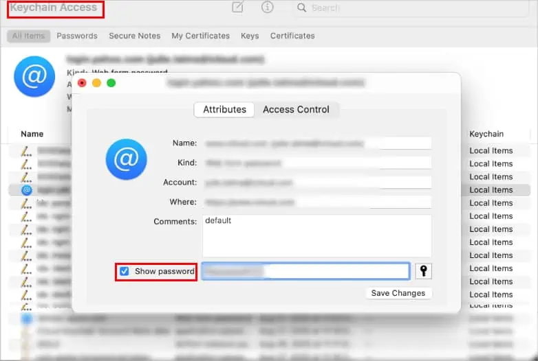 7 Ways on How to Find Old Passwords 6 mac-keychain