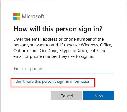 microsoft-new-user-i-dont-have-this-persons-sign-in-information