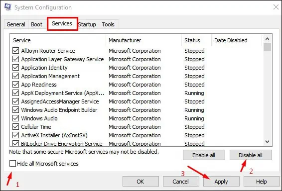 msconfig_clean_boot