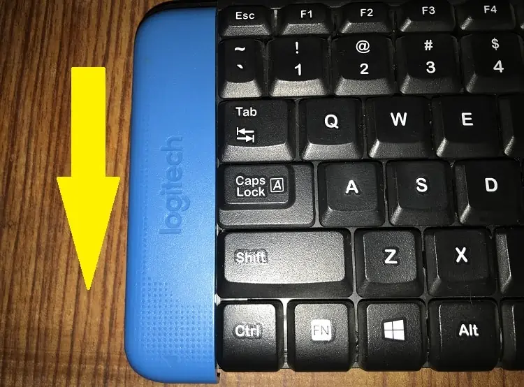 How to Pair Logitech Keyboard (Beginner's Guide) 14 opening-battery-cover