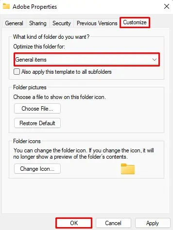 Why is My Windows Explorer Slow? 14 Ways to Fix it 22 optimize-the-folder