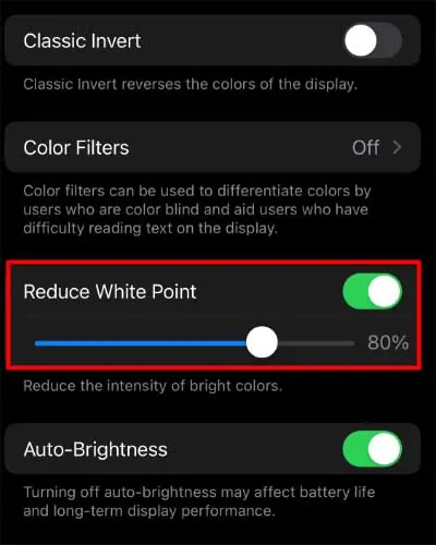 How to Make Brightness Lower than the Default Limit 9 reduce-white-point