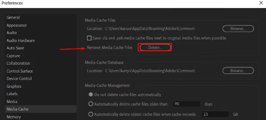 remove-media-cache-files