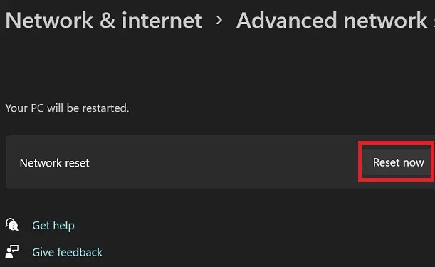 Ethernet Keeps Disconnecting ? Here's How to Fix it 61 reset-now-button