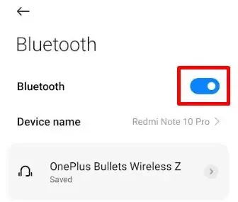AirPods Won't Flash White - Why & How to Fix it 14 restart-bluetooth-on-mobile-phone