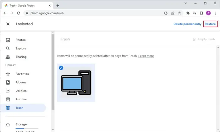 How to Recover Photos from SD Card 7 restore-google-photos