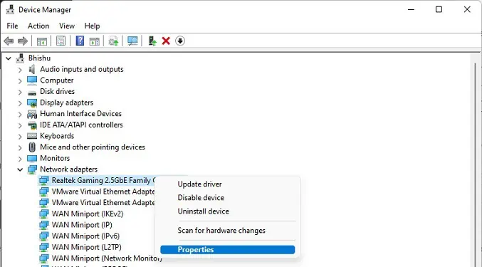 Ethernet Keeps Disconnecting ? Here's How to Fix it 35 right-click-adapter-and-choose-properties