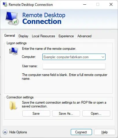 How To Use Remote Desktop With Multiple Monitors 14 save-rdp-connection-settings