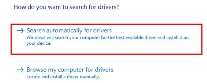Esc Key Not Working? Here's How to Fix 27 search-for-drivers-automatically-e1661336343971