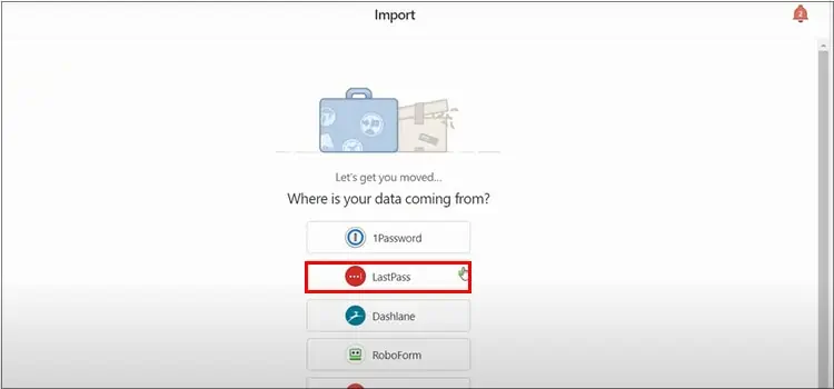 How to Export Passwords from LastPass 10 select-lastpass-on-1password