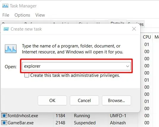 Fix: Laptop Screen Turned Black, But is Still Running 30 start-explorer-task