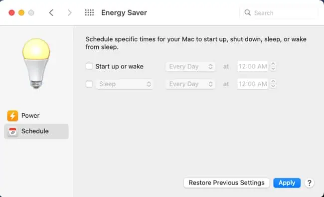 Computer Turns On By Itself? Here’s How To Fix It 23 start-up-or-wake-timer-energy-saver