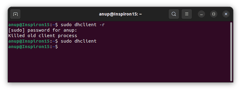 How To Change Your IP Address On Any Device 17 sudo-dhclient-r