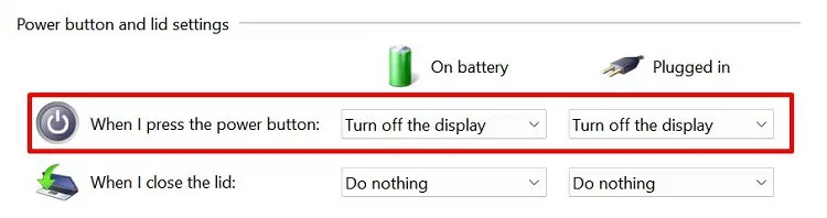 How to Turn off Laptop Monitor But Keep the System Running 11 turn-off-display-power-button
