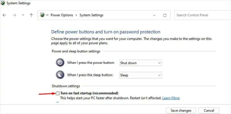 Microsoft Surface Won't Turn On? 9 Ways to Fix it 13 turn_off_fast_startup