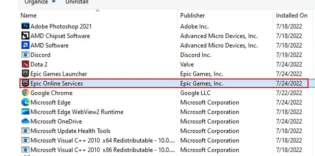 uninstall-epic-games-launcher