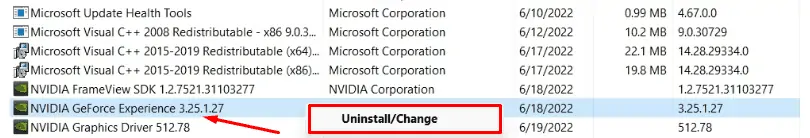 Geforce Overlay Not Working? Try These 11 Fixes 23 uninstall-geforce-experience