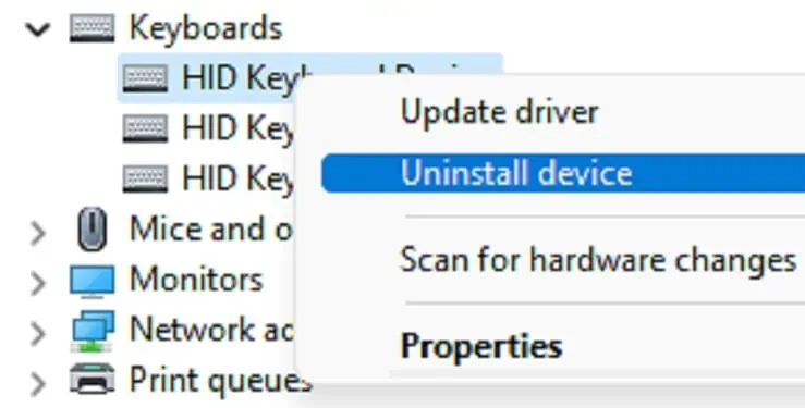 Esc Key Not Working? Here's How to Fix 30 uninstall-keyboard-driver-1